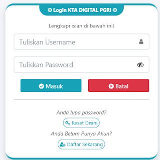 Register PGRI Enggano - Persatuan Guru Republik Indonesia Cabang Enggano